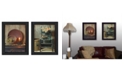 Trendy Decor 4U Warm Home Setting Collection By Susan Boyer, Printed Wall Art, Ready to hang, Black Frame, 28" x 18"